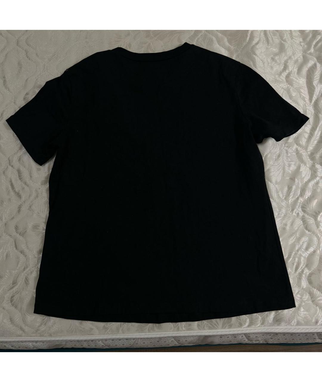 SPORT MAX CODE Черная хлопковая футболка, фото 2