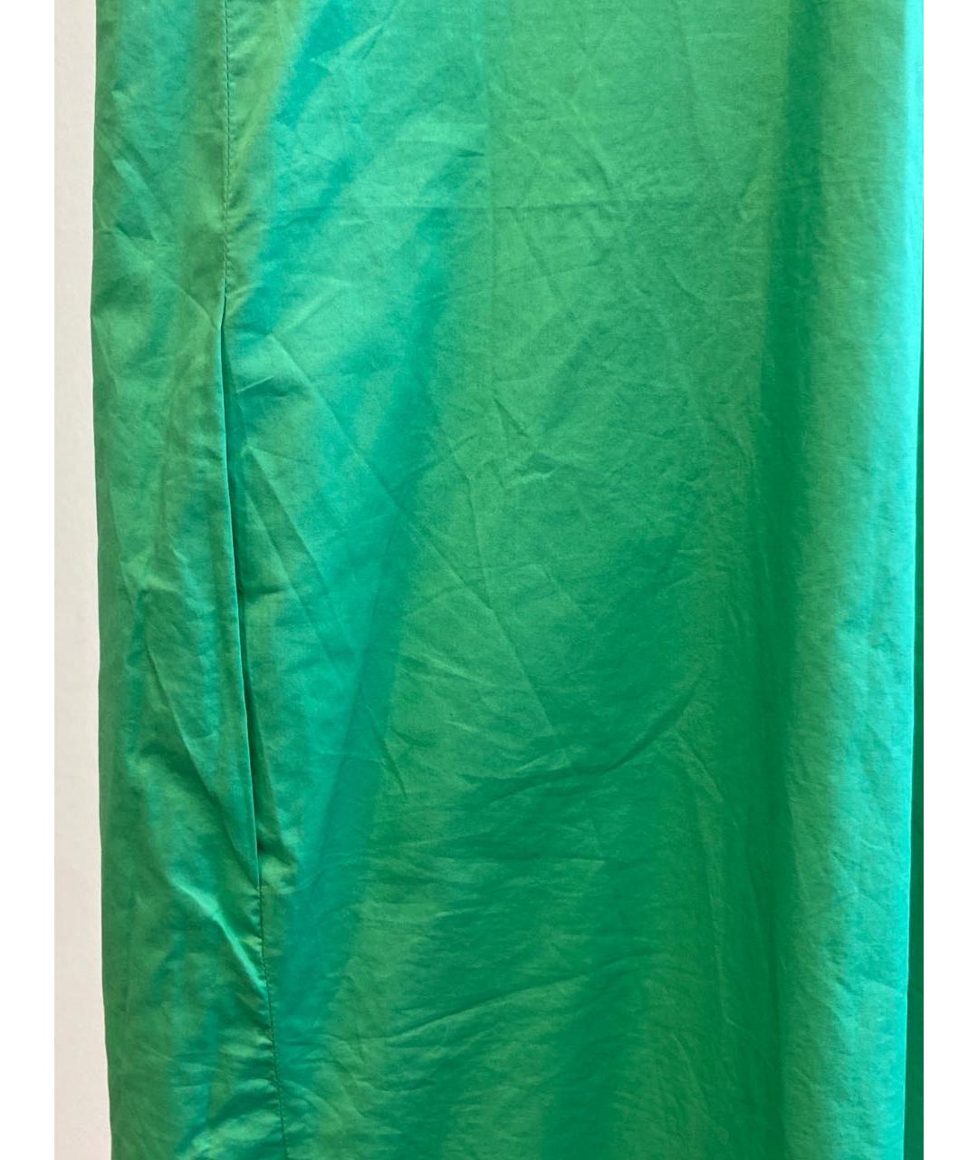 SOFIE D'HOORE Зеленые хлопковое повседневное платье, фото 4
