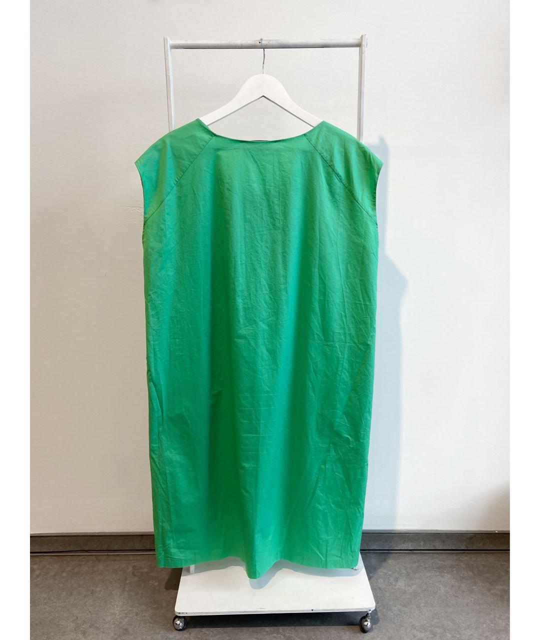SOFIE D'HOORE Зеленые хлопковое повседневное платье, фото 2