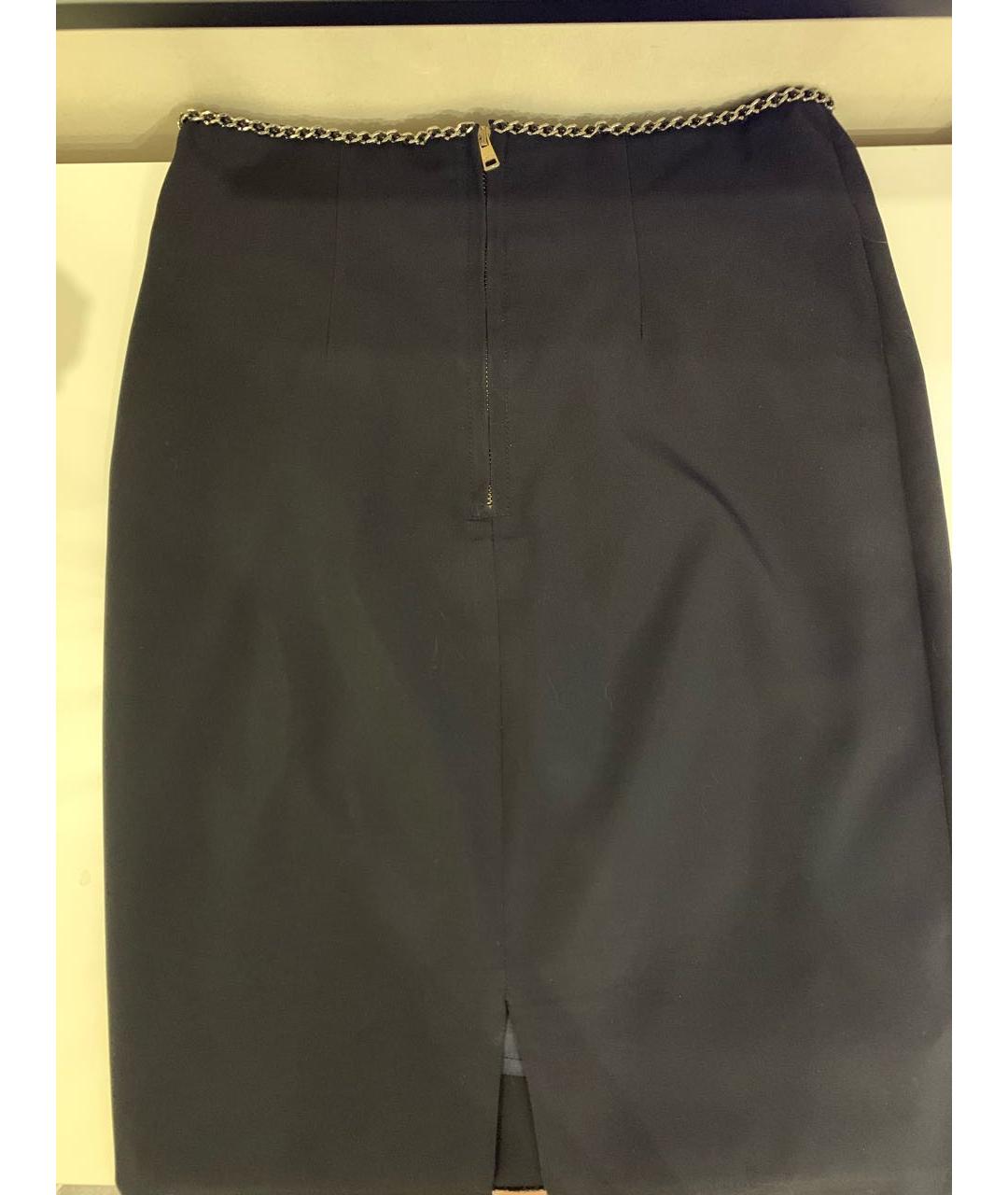 GUCCI Темно-синяя юбка мини, фото 4