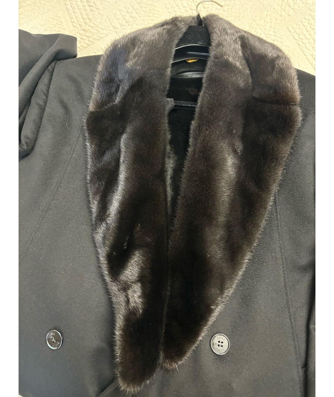 ZILLI Черное кашемировое пальто, фото 5