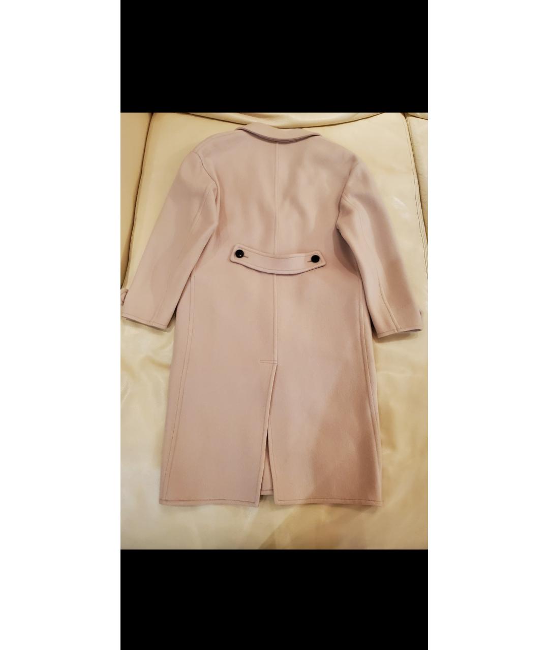 BURBERRY Розовое кашемировое пальто, фото 2