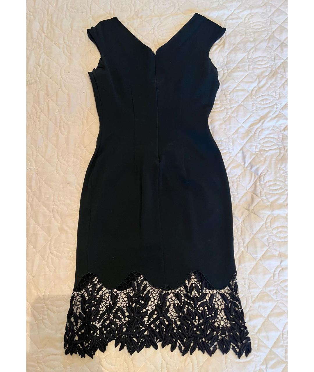 BLUMARINE Черное вискозное коктейльное платье, фото 2