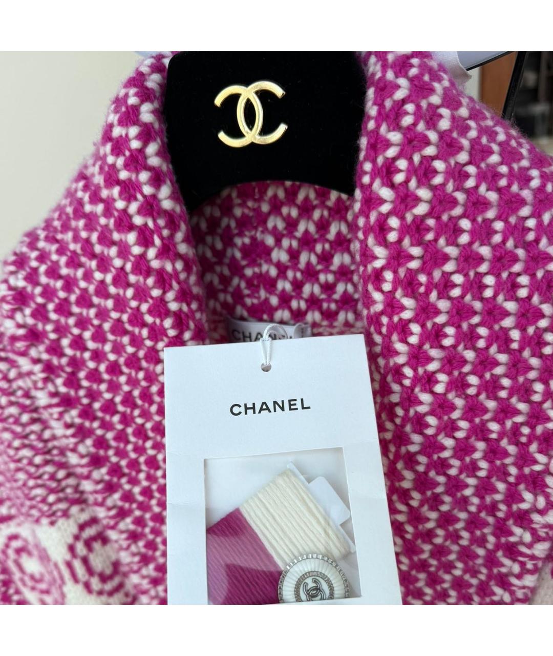 CHANEL PRE-OWNED Мульти кашемировый кардиган, фото 5