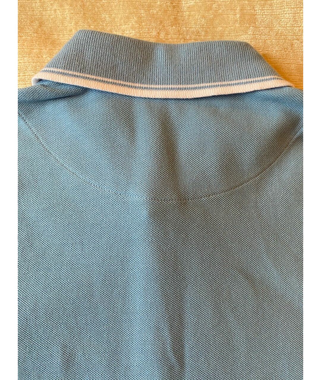 HUGO BOSS Голубая хлопковая детская футболка, фото 3