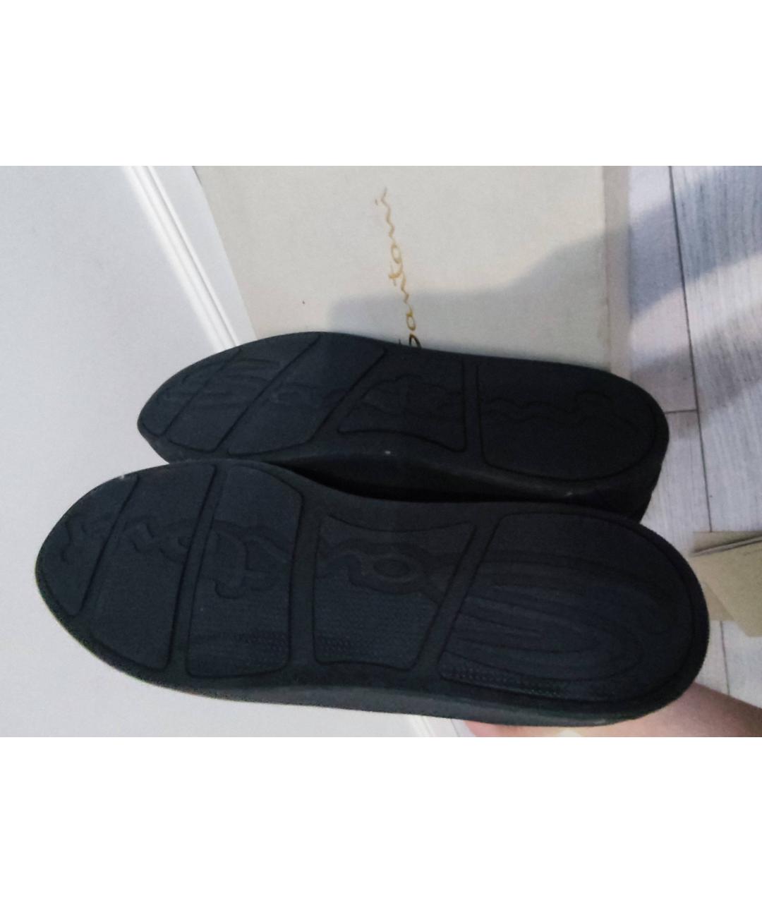 SANTONI Темно-синие замшевые высокие ботинки, фото 6