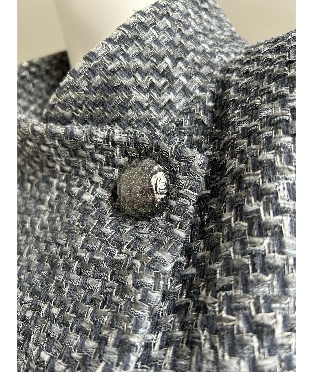 CHANEL PRE-OWNED Серый полиамидовый жакет/пиджак, фото 7