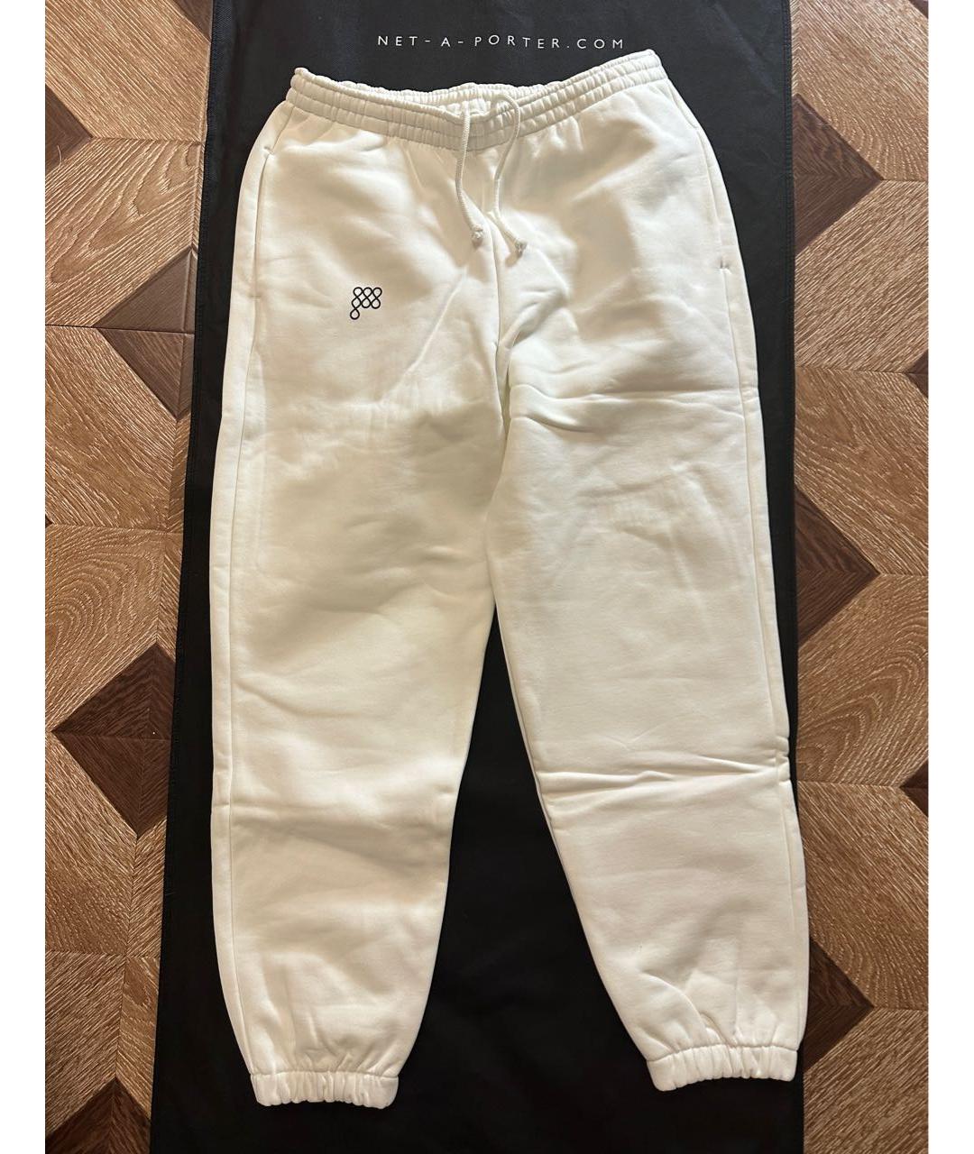 THE PANGAIA Белые хлопковые спортивные брюки и шорты, фото 4