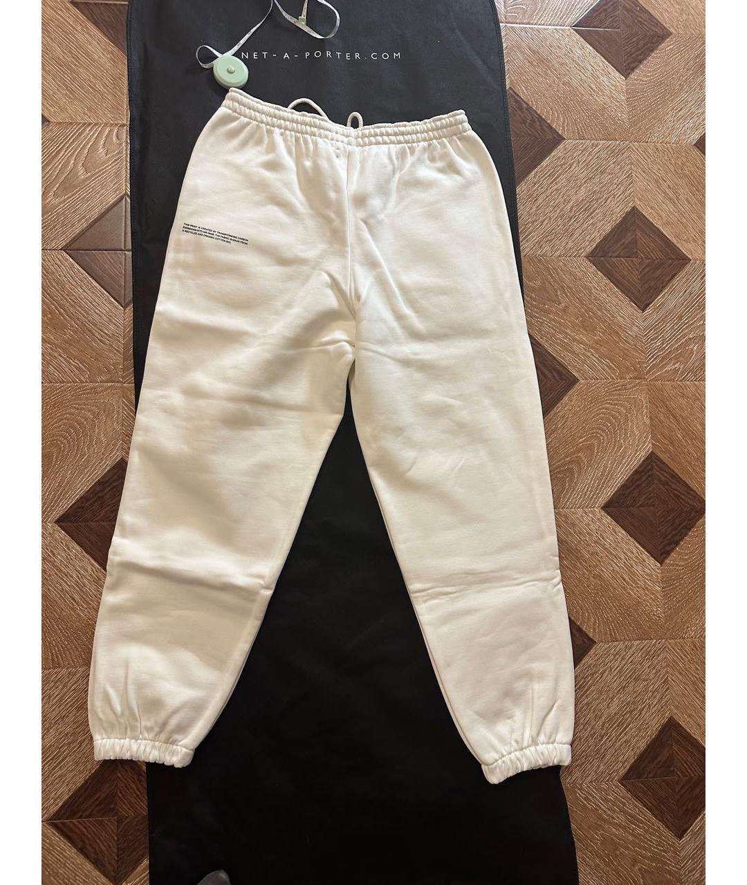 THE PANGAIA Белые хлопковые спортивные брюки и шорты, фото 3