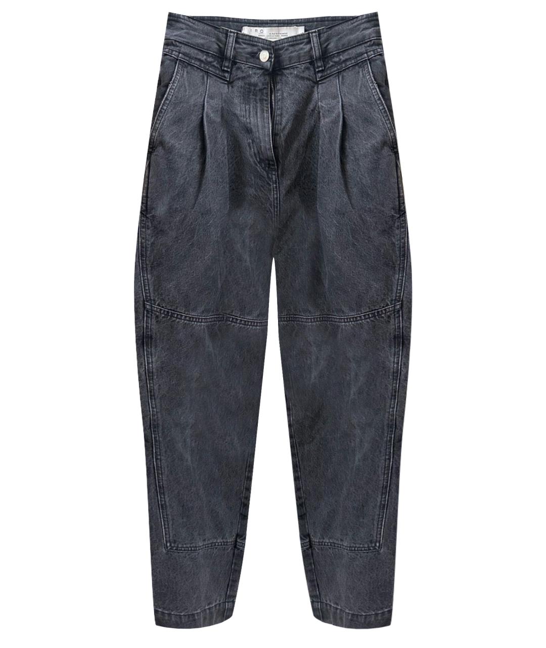 IRO Антрацитовые прямые джинсы, фото 1