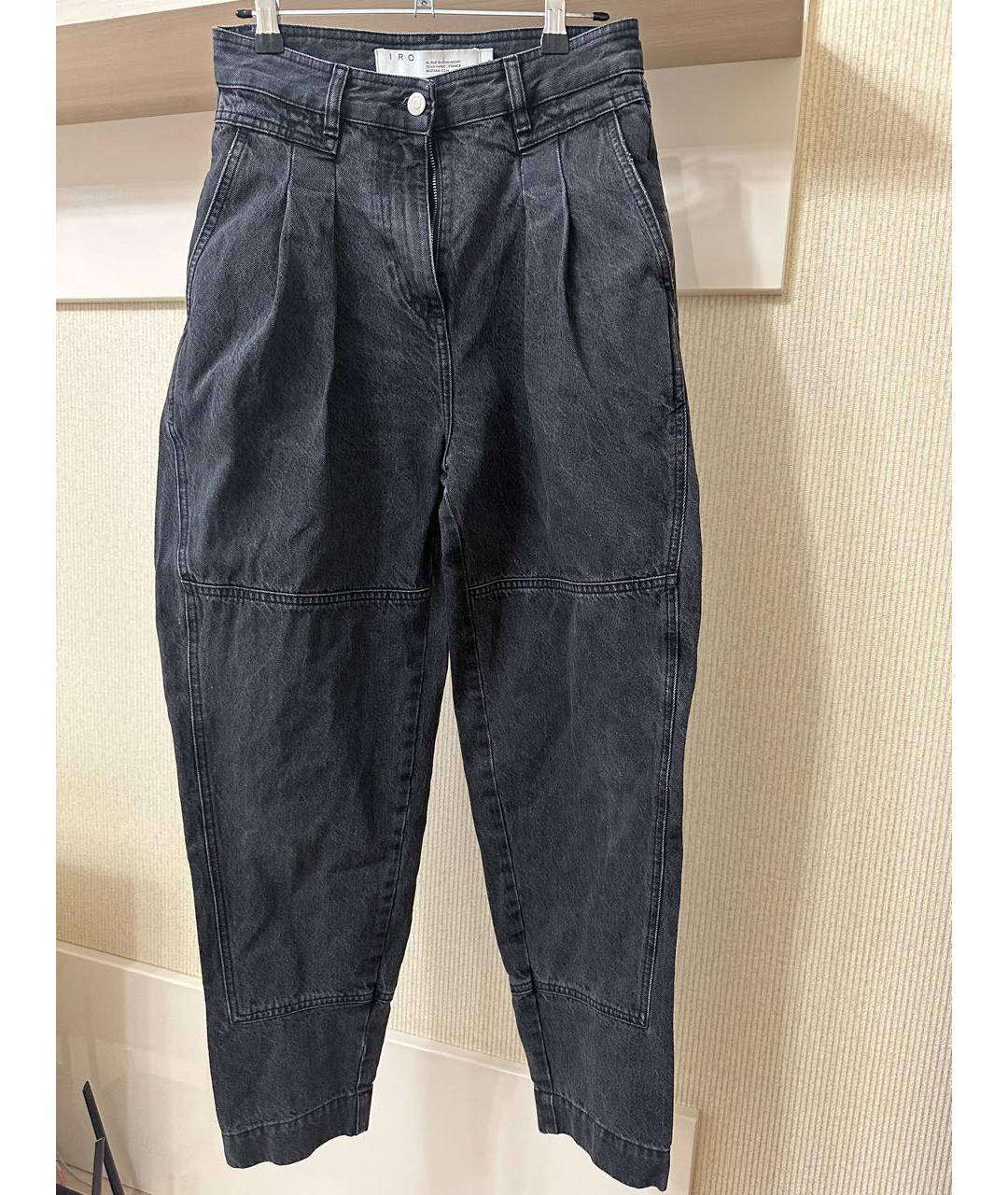 IRO Антрацитовые прямые джинсы, фото 5