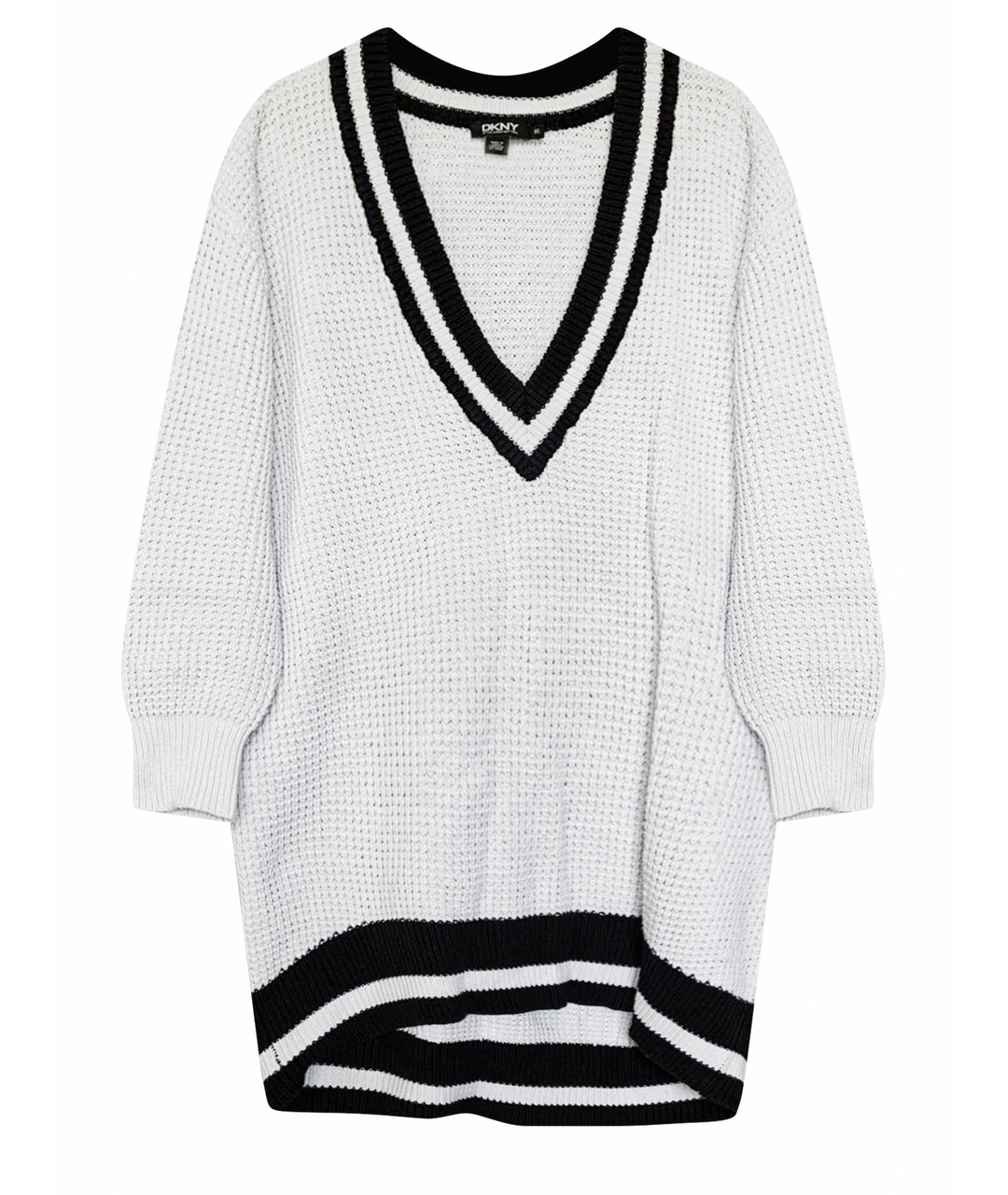 DKNY Белый хлопковый джемпер / свитер, фото 1