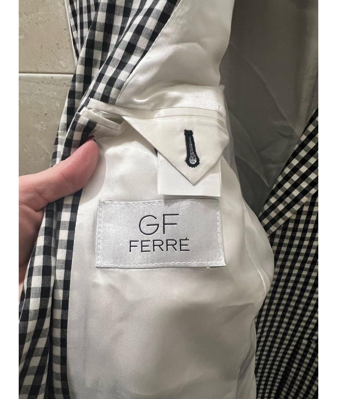 GIANFRANCO FERRE Белый хлопковый пиджак, фото 3