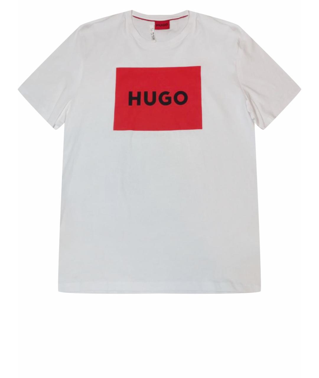 HUGO BOSS Белая хлопковая футболка, фото 1