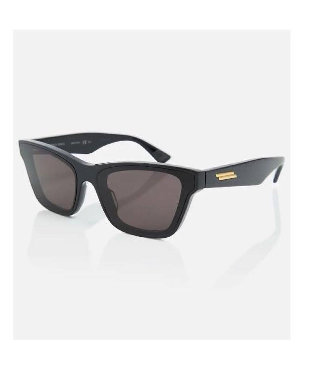 BOTTEGA VENETA Черные пластиковые солнцезащитные очки, фото 7