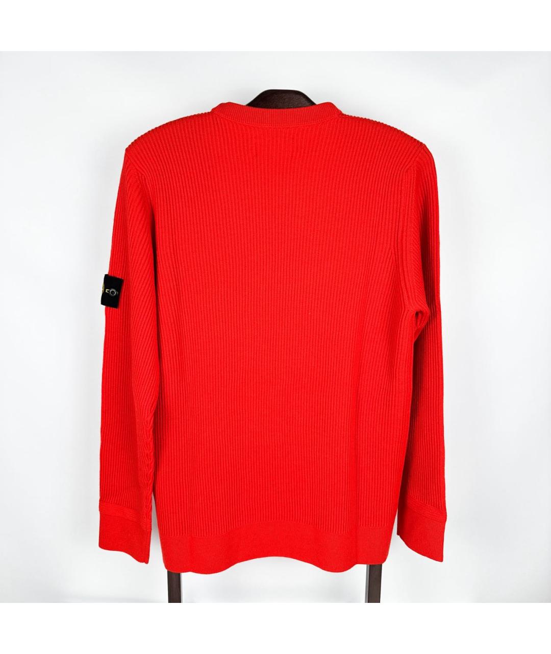 STONE ISLAND Красный шерстяной джемпер / свитер, фото 2