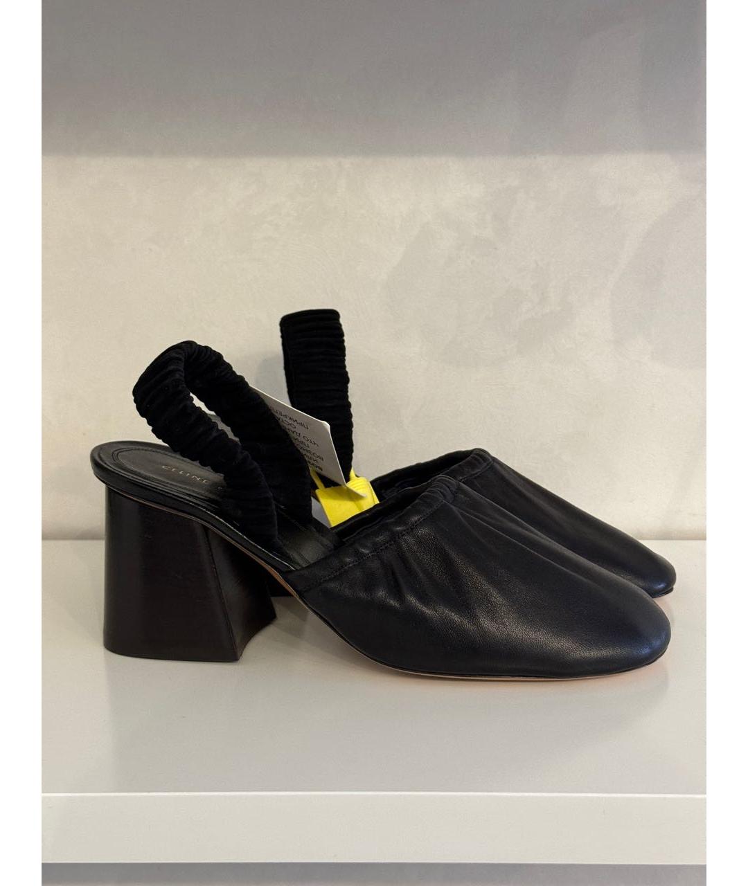 CELINE PRE-OWNED Черные кожаные туфли, фото 8