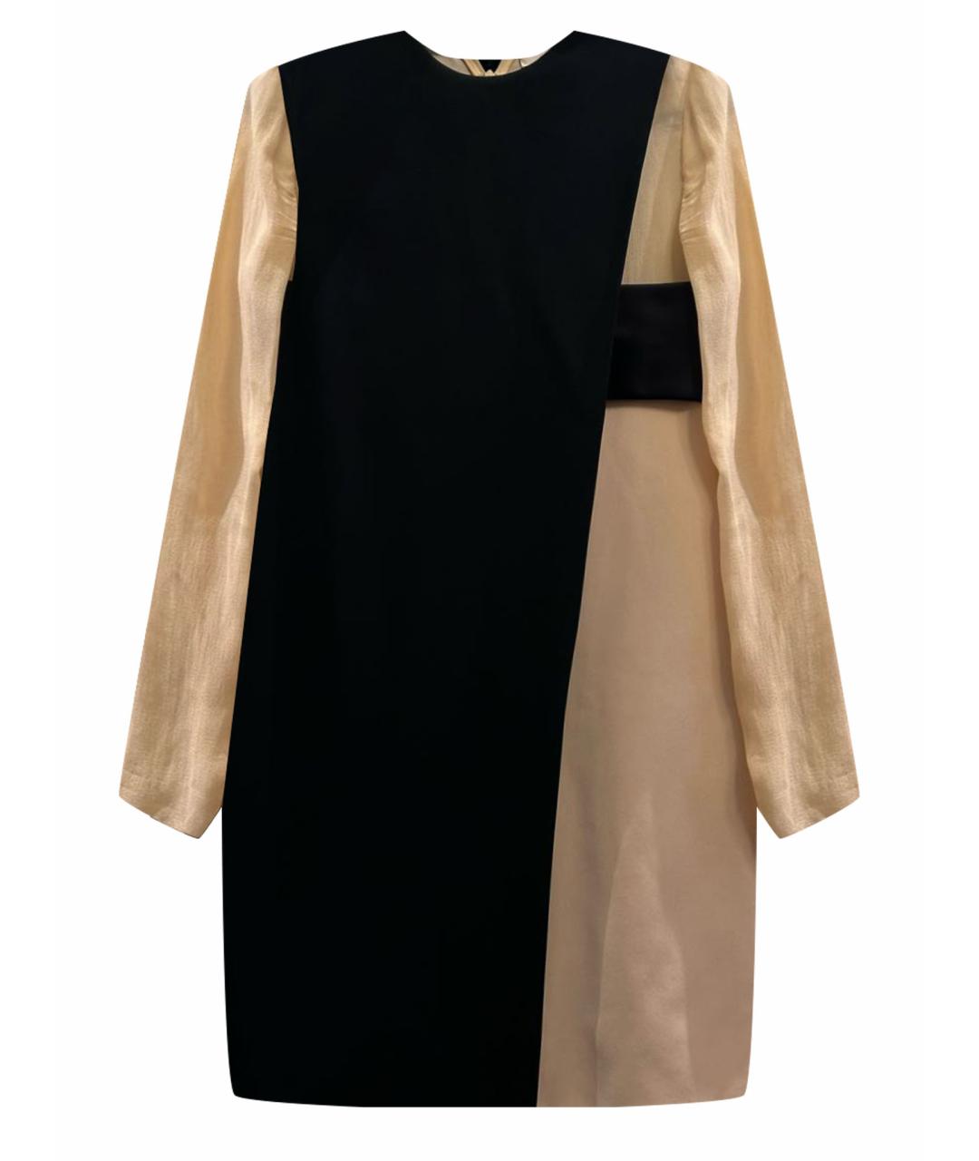 CELINE PRE-OWNED Черное вискозное повседневное платье, фото 1