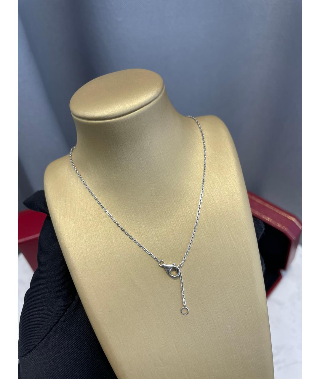 CARTIER Белая подвеска из белого золота, фото 5
