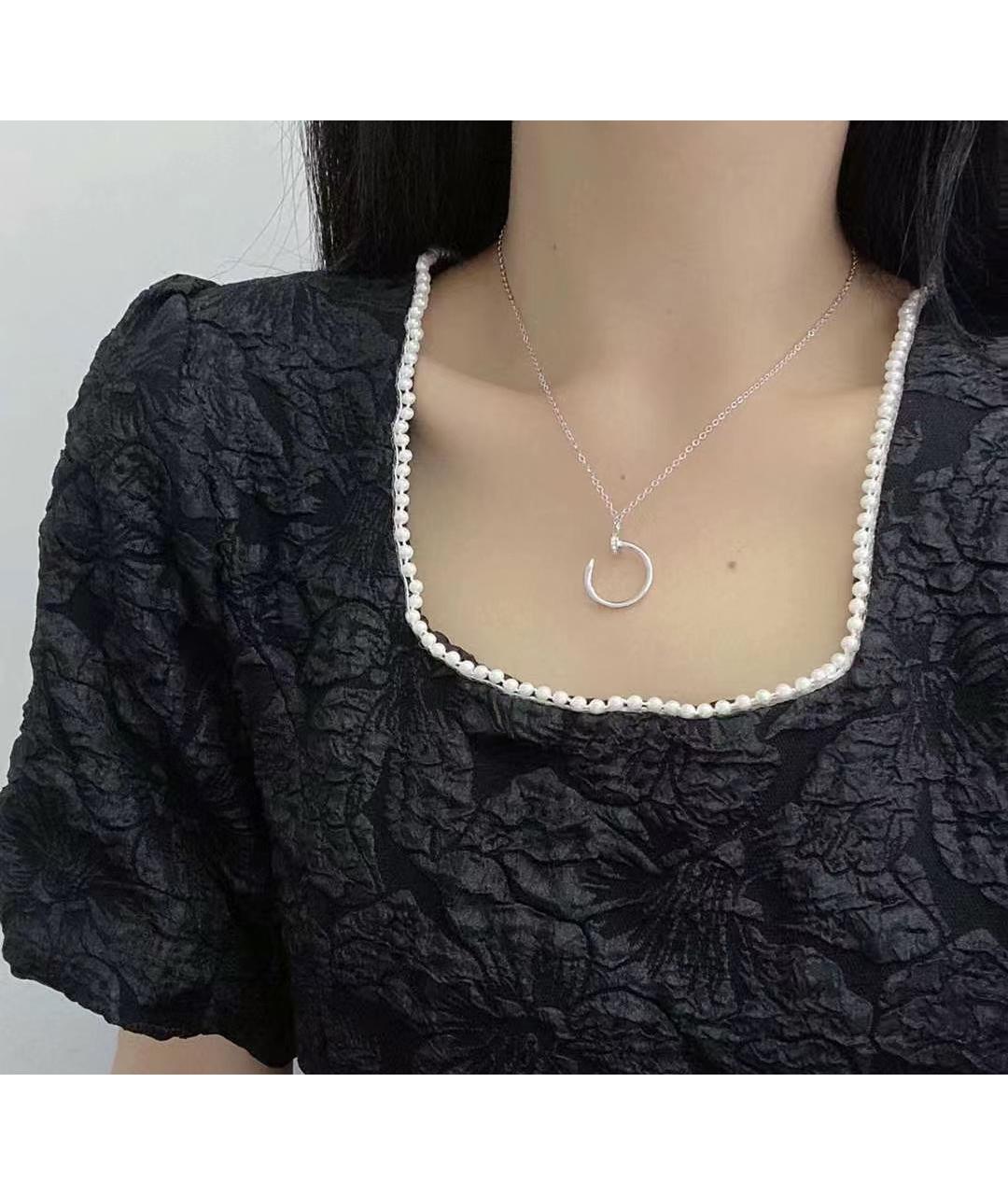 CARTIER Белая подвеска из белого золота, фото 7