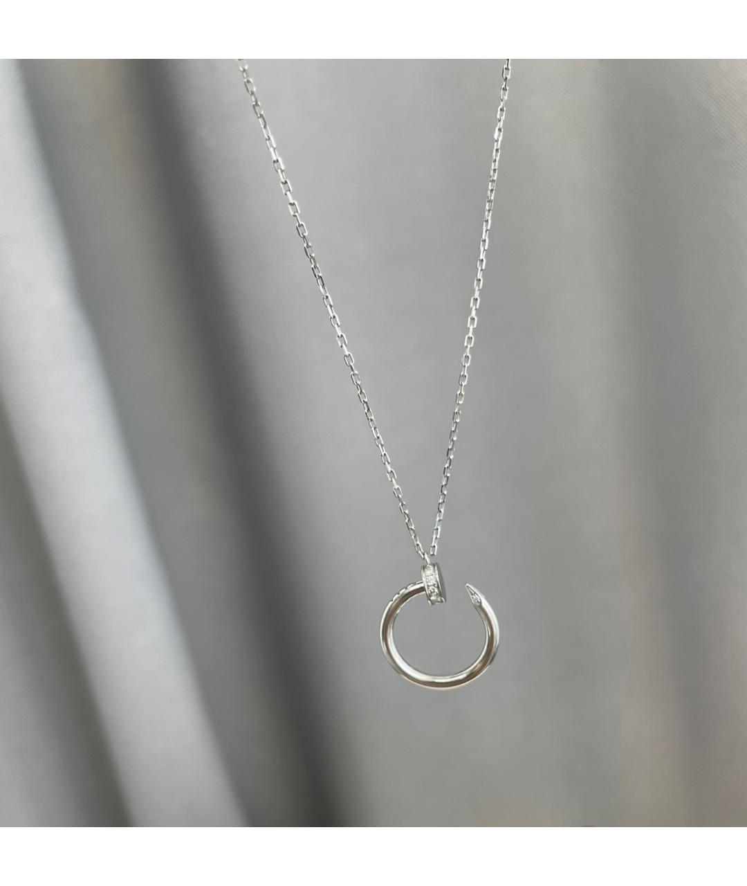 CARTIER Белая подвеска из белого золота, фото 2