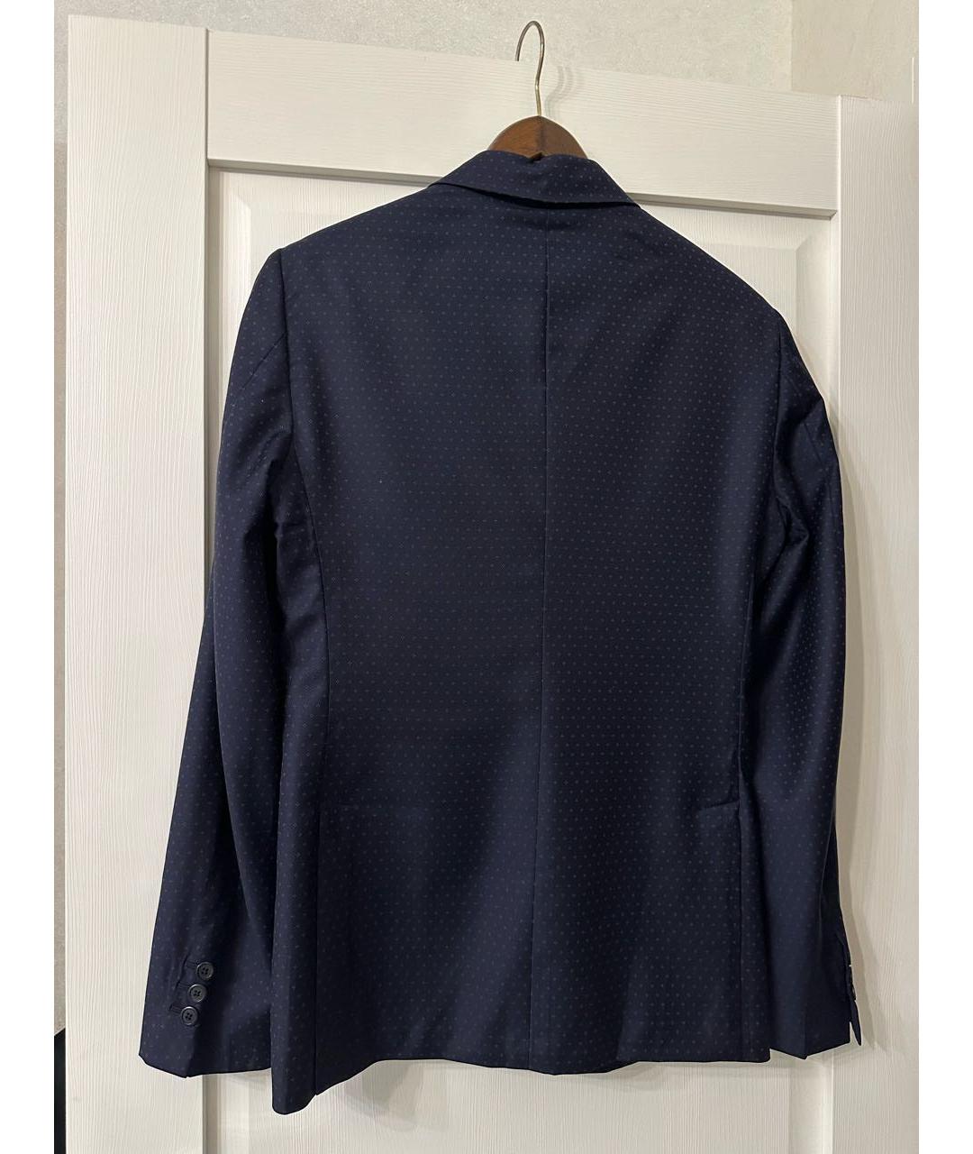 PRADA Темно-синий атласный пиджак, фото 2