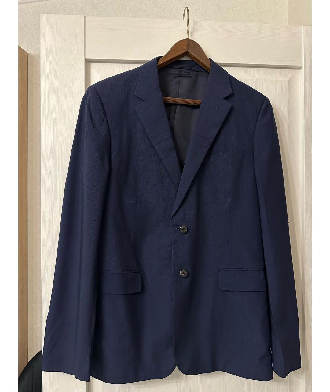 PRADA Темно-синий атласный пиджак, фото 5