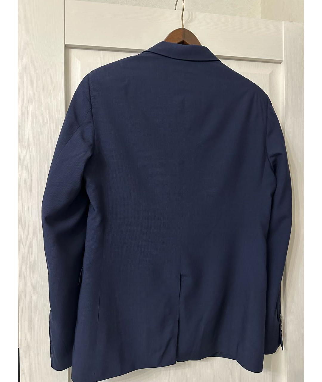 PRADA Темно-синий атласный пиджак, фото 3