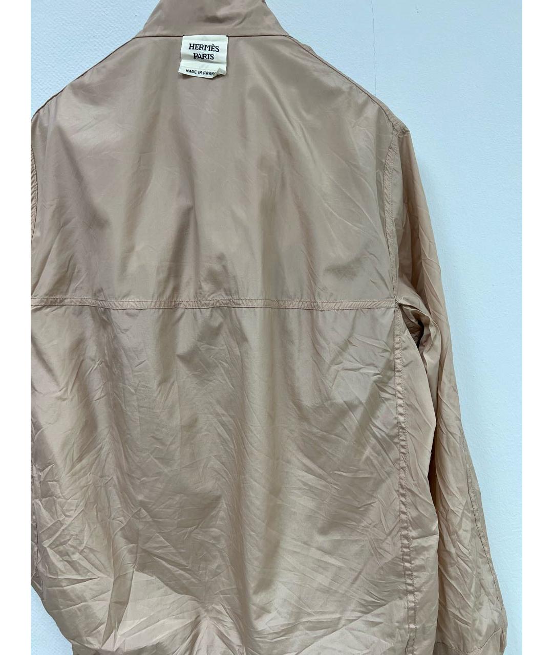 HERMES PRE-OWNED Бежевая шелковая куртка, фото 3