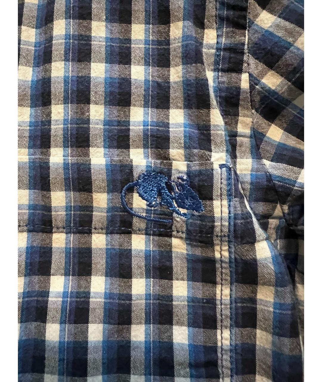 MARC JACOBS Темно-синяя хлопковая детская рубашка, фото 5