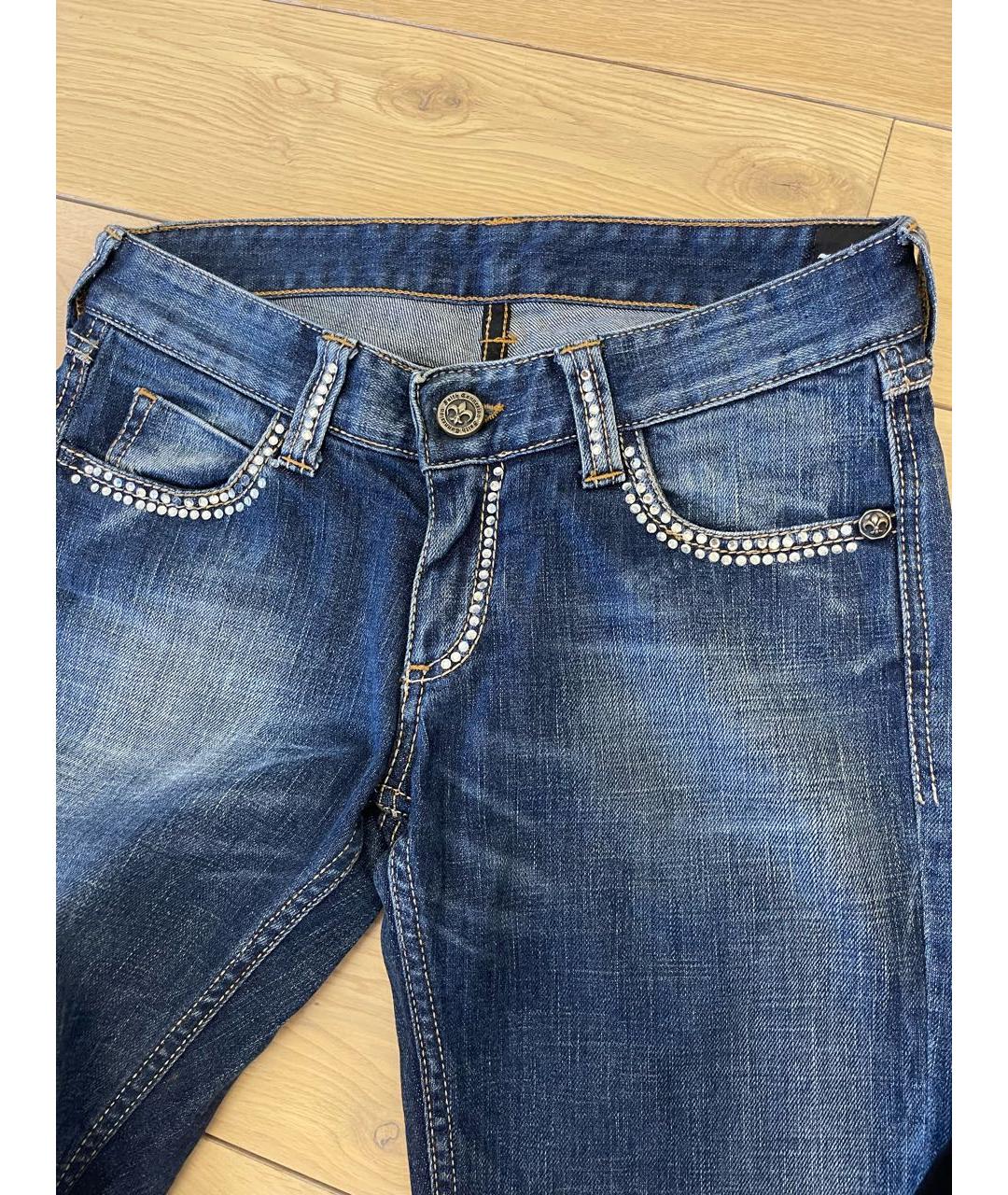 FAITH CONNEXION Синие хлопковые прямые джинсы, фото 6