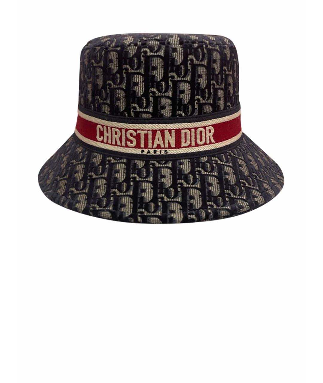 CHRISTIAN DIOR PRE-OWNED Темно-синяя шляпа, фото 1