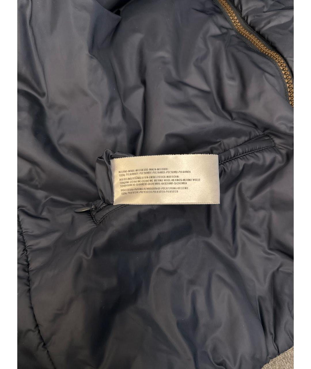 CAPOBIANCO Темно-синий кашемировый жилет, фото 5