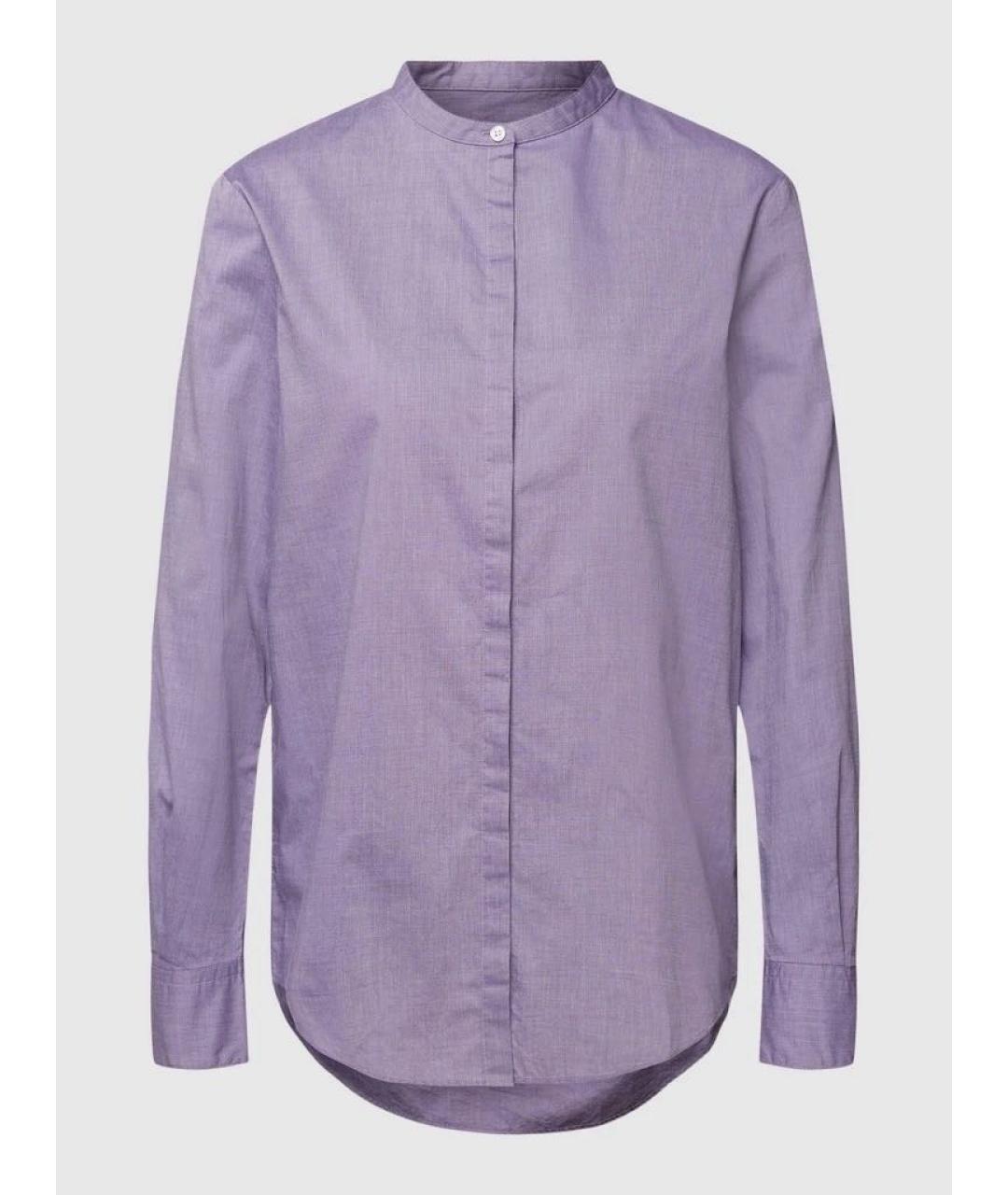 HUGO BOSS Фиолетовая хлопковая рубашка, фото 8