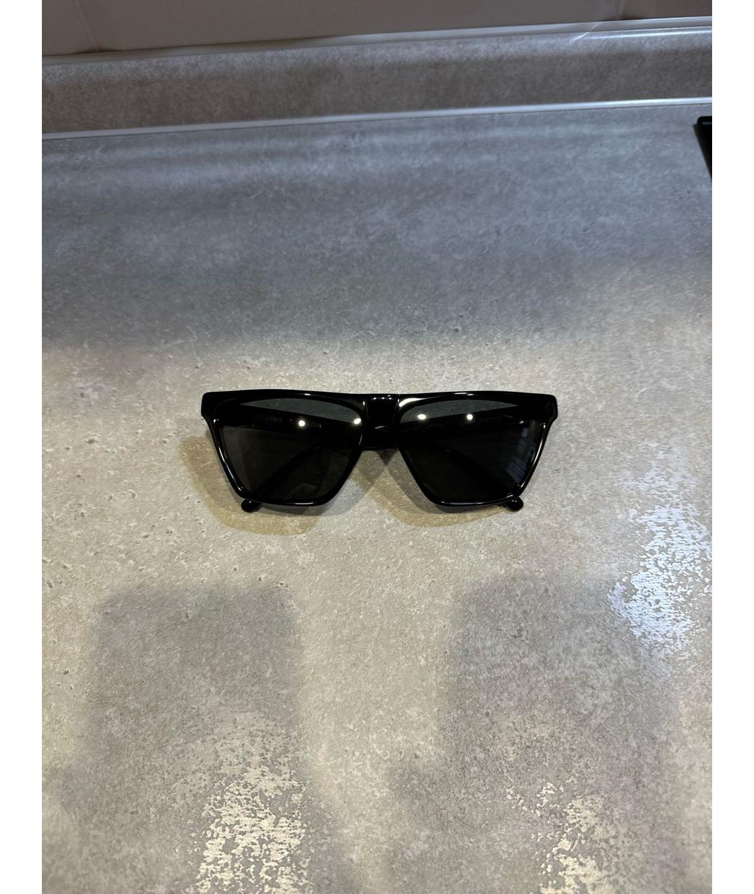 THE ATTICO Черные пластиковые солнцезащитные очки, фото 2