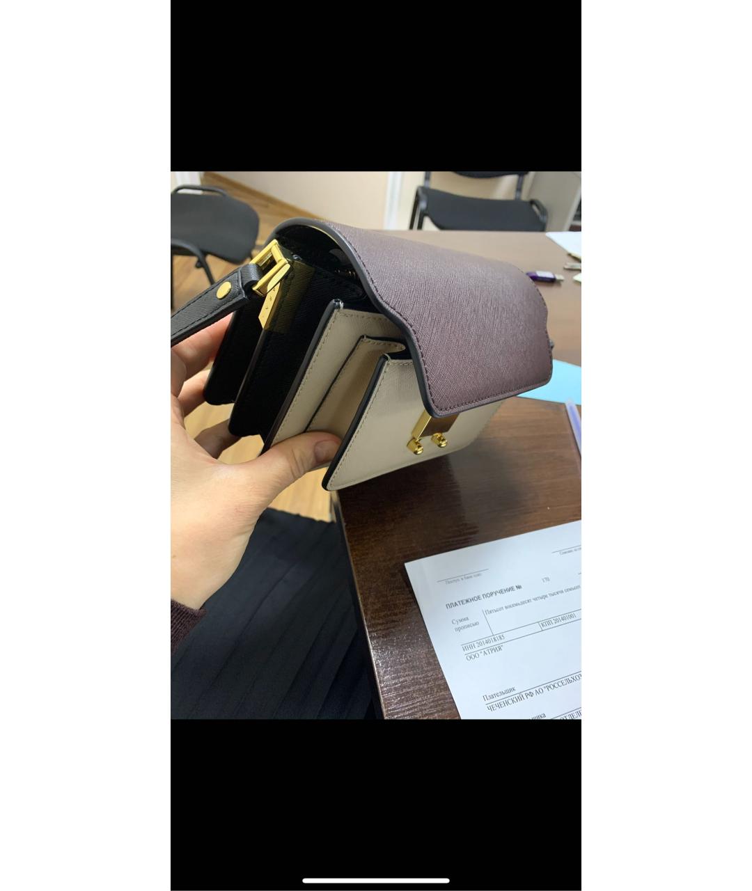 MARNI Бежевая сумка через плечо, фото 2