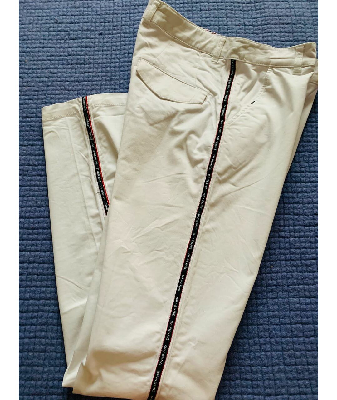 GIANFRANCO FERRE Белые хлопковые брюки и шорты, фото 2