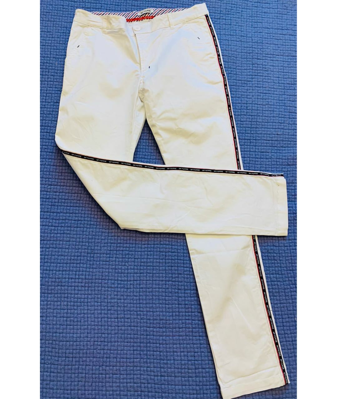 GIANFRANCO FERRE Белые хлопковые брюки и шорты, фото 5