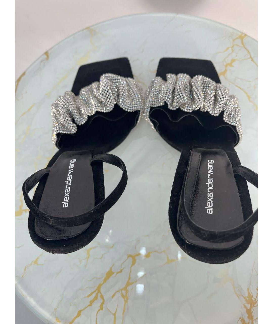 ALEXANDER WANG Черные босоножки, фото 3