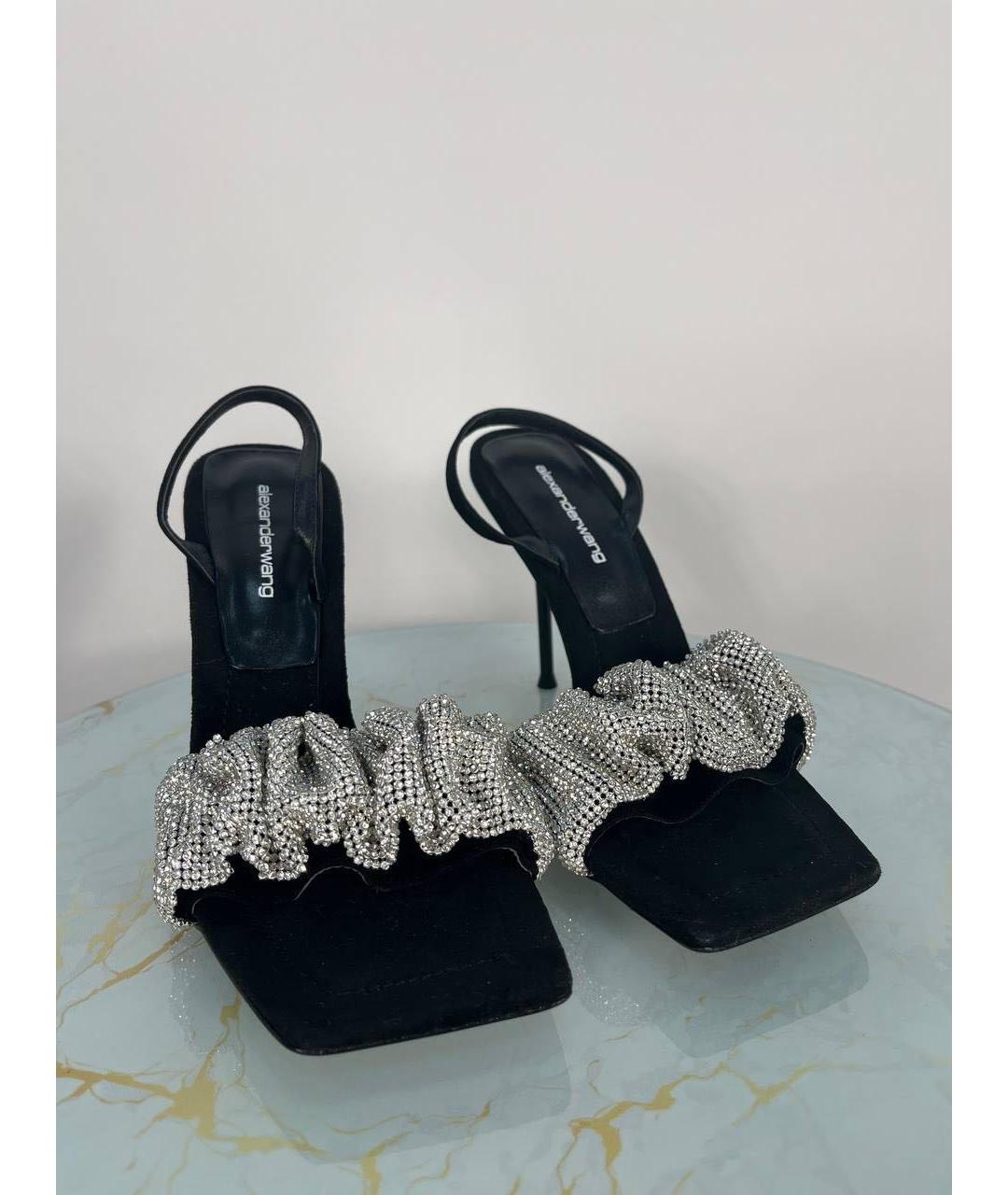 ALEXANDER WANG Черные босоножки, фото 2