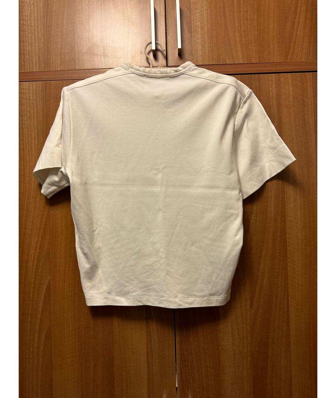 CHLOE Белая хлопковая футболка, фото 2