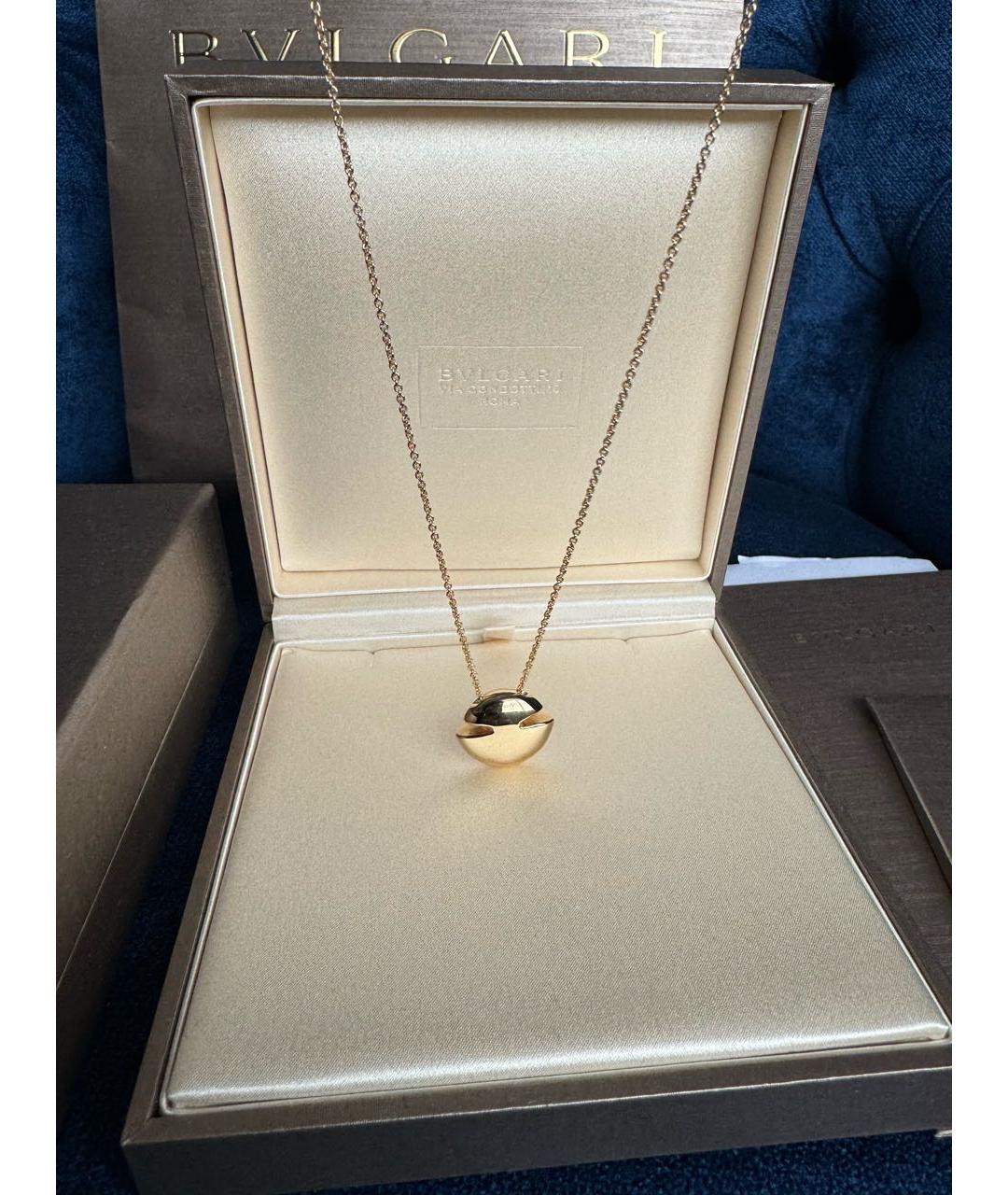 BVLGARI Золотое колье из желтого золота, фото 2