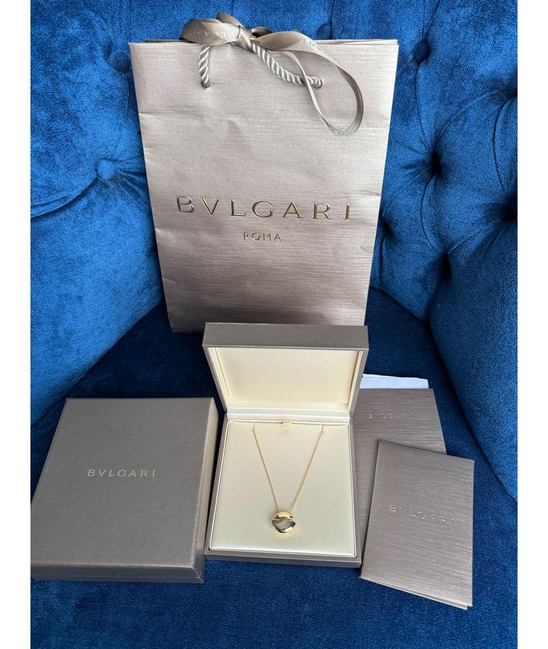 BVLGARI Золотое колье из желтого золота, фото 5