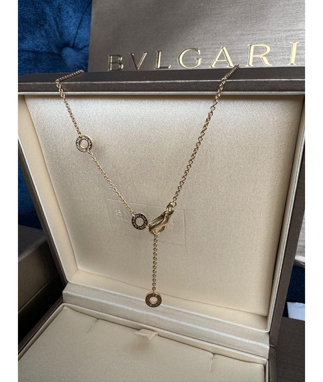 BVLGARI Золотое колье из желтого золота, фото 4