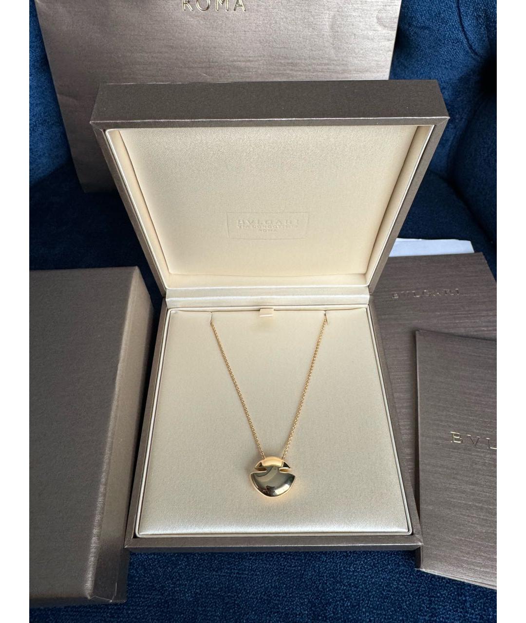 BVLGARI Золотое колье из желтого золота, фото 3