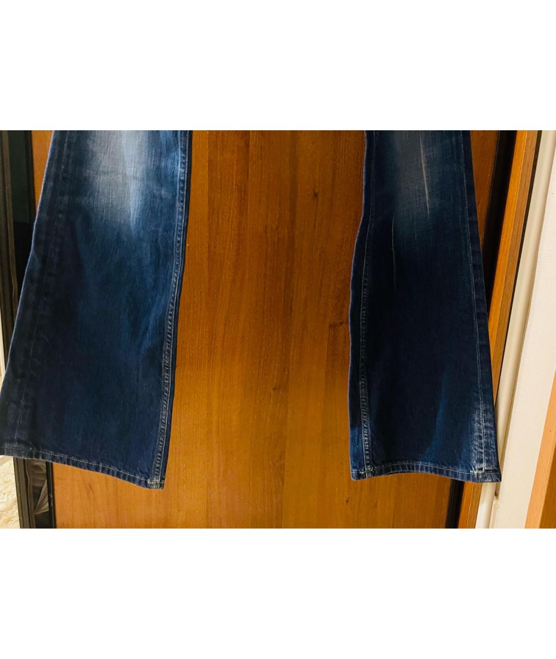 DIESEL Темно-синие деним брюки широкие, фото 5