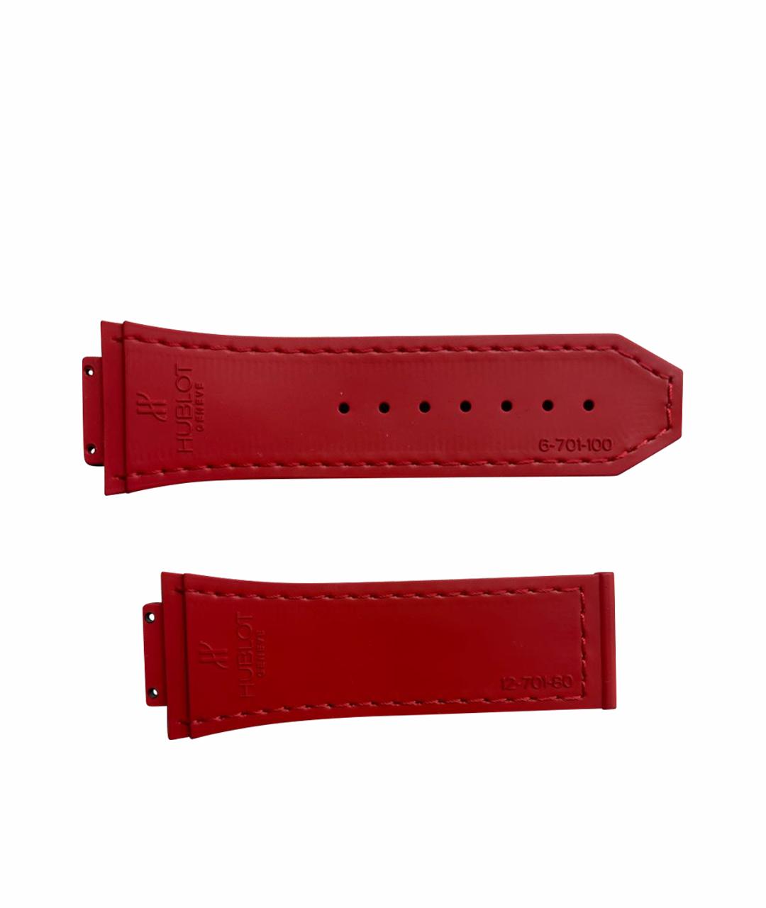 HUBLOT Красные кожаные часы, фото 1