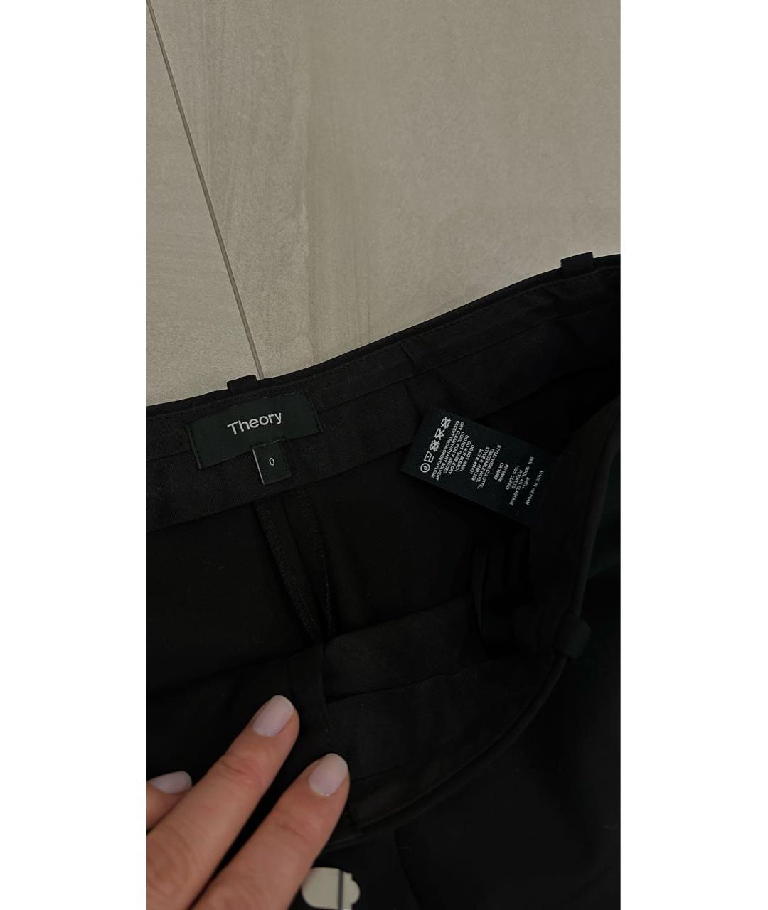 THEORY Черные шерстяные шорты, фото 2