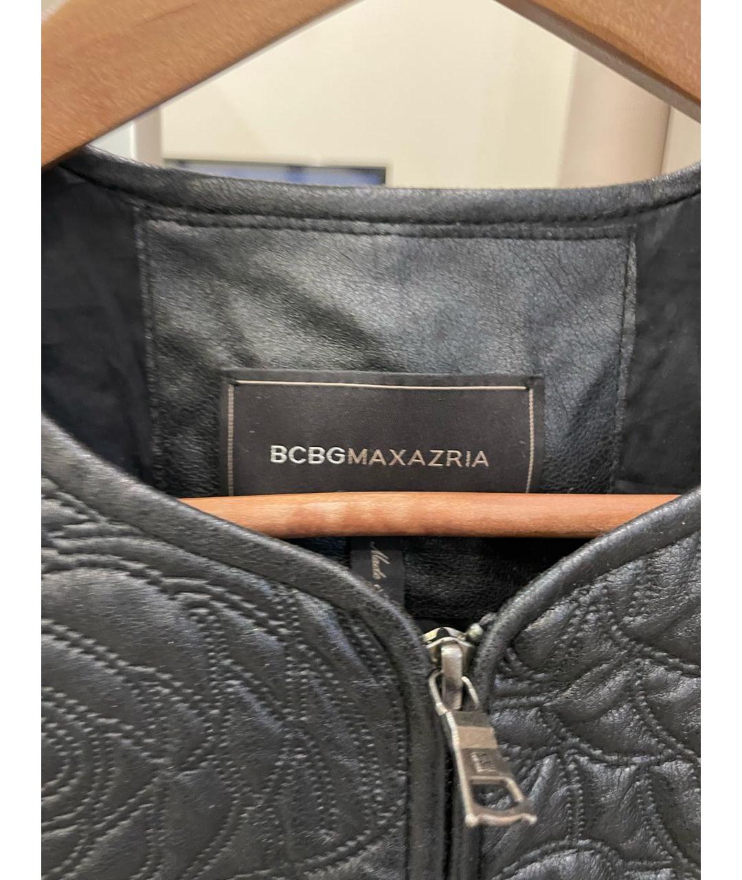 BCBG MAXAZRIA Черная полиамидовая куртка, фото 3