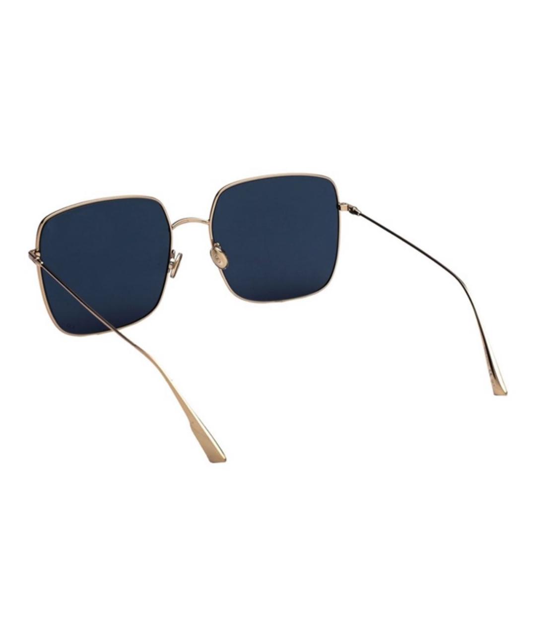 CHRISTIAN DIOR Золотые металлические солнцезащитные очки, фото 5